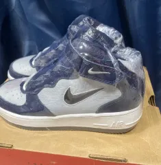 NIKEエアフォース1ウォッシュドデニム25センチ　箱有り 2025年最新】nike air force 1 denimの人気アイテム - メルカリ