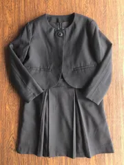 美品　ユニクロ　紺　ボレロ　ワンピース　スーツ　女の子　120㎝　卒園　入学