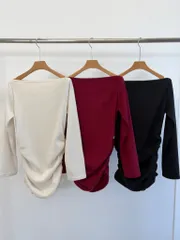 起毛ボートネックシャーリングワンピース (冬新作, 表面起毛, ゴージ, 冬コーデ, パーティー衣装, フェミニン)