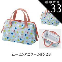 種類33：A24-647406ム-ミンアニメ-ション23/KGA1・がま口型保冷ランチバッグ 2025年最新柄【 最大30%OFF★ 】【送料無料】SKATER スケーター がま口 保冷 保温 ランチバッグ 保冷 レディース ランチトート トートバッグ 小さめ