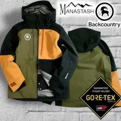 MANASTASH BACKCOUNTRY マナスタッシュ バックカントリー COTTONWOODS GORE-TEX JACKET パネル ナイロン ゴアテックス フーデッド ジャケット スノボ スキー BCCZ2JT マルチ L▲040▼41212k01