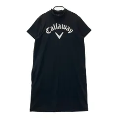 サイズ：M CALLAWAY キャロウェイ  ハイネック 半袖ワンピース  ブラック系 [240101595838] ゴルフウェア レディース ストスト