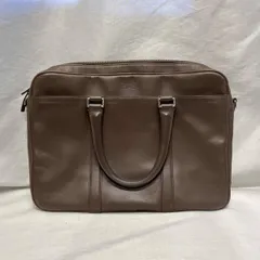 COACH Business Leather bag brown ビジネス レザーバッグ コーチ 