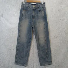 by muni:r バイ ムニール レディース ボトムス ストレートデニム  水色 Sサイズ 〇□