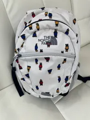 送料無料！！THE NORTH FACE ザノースフェイス  キッズリュック　ベアー柄　白　#71224MOML1
