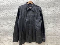 COMME CA DU MODE MEN ラムレザーシャツジャケット Lサイズ - メルカリ