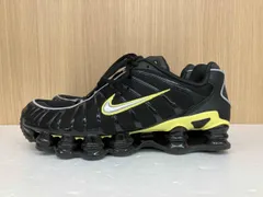 NIKE ナイキ SHOX TL ショックスTL CN0151-002 スニーカー 28 ブラック メタリックシルバー イエロー 通年
