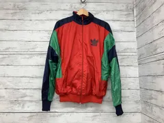 adidas アディダス トラックジャケット／ヴィンテージ／レッド×グリーン×ネイビー