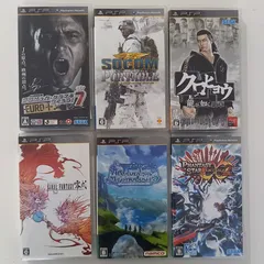 PSP　ソフト　まとめ売り　6点セット　#m00081
