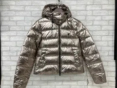 POLO RALPH LAUREN ラルフローレン ダウンジャケット フーディ メタリック ゴールド レディース XS 状態考慮