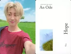 【中古】コレクションカード(男性) SEVENTEEN/THE 8(ディエイト)/衣装赤・左手伸ばし・裏面白/CD「3RD Album ： An Ode(Hope ver.)封入特典フォトカード