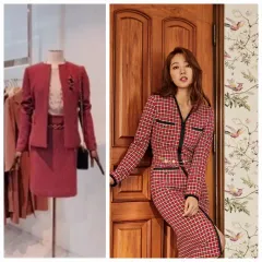 まとめ 全3点価格 MOJO.S.PHINE モジョエスピン パールベルト ONE PIECE & ツイード セットアップ