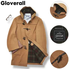 【美品】 英国製 グローバーオール Gloverall ダッフルコート キャメル