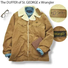 【新品】 ラングラー x ダファー 裏ボア コーデュロイ デニムジャケット L 