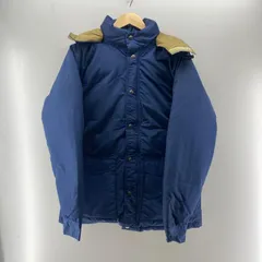 【中古】SIERRA DESIGNS 90s USA製 三本木タグ インヨージャケット 64クロス ダウン ブルー サイズL シェラデザイン[24]