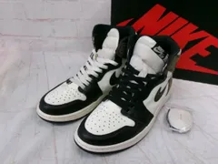 【中古】箱有 NIKE ﾅｲｷ AIR JORDAN 1 RETRO HIGH OG ｴｱｼﾞｮｰﾀﾞﾝ 555088-105 ﾀﾞｰｸﾓｶ ﾌﾞﾗｯｸ 27.5cm 991879450