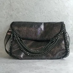 レディース 肩ひも付け替え可能 ショルダーバック ハンドバック メタリック チェーン 〇□