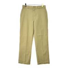 Dickies ディッキーズ 874 ワークパンツ カーキ(メンズ W34 L32)中古 古着 X1369