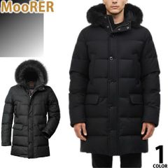 新品最高級カシミヤ100％MOORERムーレーステンカラーロングダウン