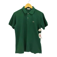 シュミーズラコステ CHEMISE LACOSTE 70S フランス製 ロゴ刺繍 シェルボタン ポロシャツ  メンズ  4