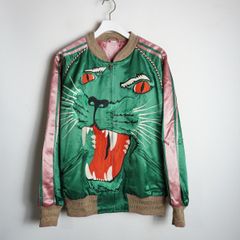 美品】ヒグチユウコ スカジャン ギュスターヴ&花寅 - メルカリ