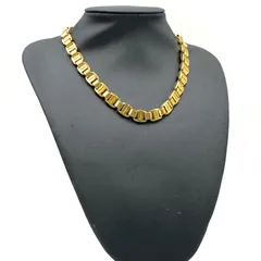 【極上】　Salvatore Ferragamo サルヴァトーレ　フェラガモ　ヴァラ　ガンチーニ　ネックレス　チョーカー　ゴールド　ヴィンテージ