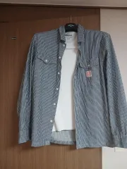 リーバイス リラックスフィット ストライプ シャツ M