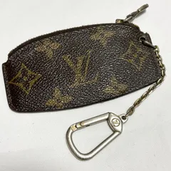 【送料無料】Louis Vuitton/ルイヴィトン/エテュイ・クレピア/モノグラム/ブラウン/コインケース/中古品