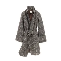 エルメス HERMES カシミヤ ウール コート レディース Used A