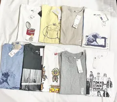 Ｔシャツ まとめ売り サイズいろいろ ユニクロ GU　9枚　　*2521