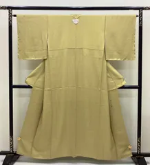 muni【新品未使用極美品】色無地フルセット　正絹　袷　岩井茶色　一つ紋 2025年最新】色無地着物の人気アイテム - メルカリ