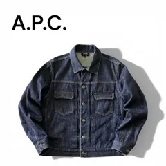 A.P.C. アーペーセー デニムトラッカージャケット Gジャン 2nd ショート 短丈 L インディゴブルー ★M168