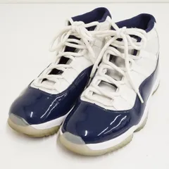 NIKE AIR JORDAN 11 RETRO ナイキエアジョーダンレトロ スニーカー USED品 ホワイト 378037-123 27.5cm メンズ X8429