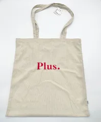 AS KNOW AS アズノゥアズ plus 刺繍ロゴトート　　*2522のサムネイル