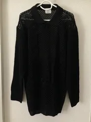 美品　カーディガン　ブラック　F