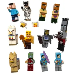 新品 LEGOブロック Minecraft（マインクラフト） フィギュア 14種 セット (互換ブロック)