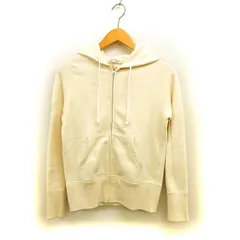 ドレステリア DRESSTERIOR スウェット パーカー ラグランスリーブ リブ コットン 綿 ジップアップ 2 オフホワイト /NT1