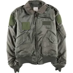 古着 80年代 米軍実品 CWU-45P 中綿入り ミリタリー フライトジャケット USA製 LARGE メンズL相当 ヴィンテージ/evb032531