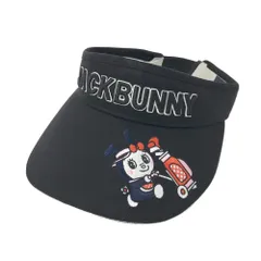 JACK BUNNY ジャックバニー ×ドラえもん サンバイザー ドラミちゃん  ブラック系 FR [240101594938] ゴルフウェア ストスト
