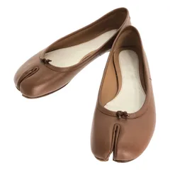Maison Margiela / メゾンマルジェラ | tabi / タビ レザー バレエシューズ 足袋 | 36 1/2 | ブラウン | レディース