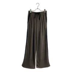 【美品】  CLANE / クラネ | 2025AW | PILE LINE PANTS パイル ラインパンツ | 1 | ブラウン | レディース