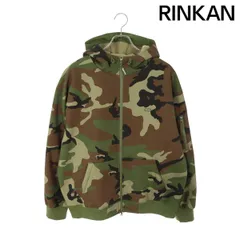 シュプリーム サイズ:L  23AW  Windstopper Zip Up Hooded Sweatshirt ウインドストッパージップアップフーデッド総柄ブルゾン 中古 OM10 シュプリーム 23AW Windstopper Zip Up Hooded Sweatshirt ウインド