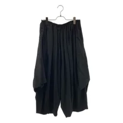 COMME des GARCONS COMME des GARCONS / コムコム | 2023SS | ギャザー カットオフ 変形 ワイドパンツ | S | ブラック | レディース