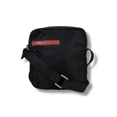 プラダスポーツ　PRADA SPORTS ミニショルダーバッグ　ポシェット　テスートナイロン　ブラック　黒　NERO