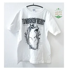 アメリカ古着　希少　MEANING　THE UNBROKEN HEART　バンドT　anvil　アンヴィル　半袖　Tシャツ　デザイン　ホワイト　白　メンズ　L　アメカジ　USA