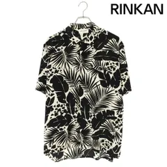 サンローランパリ サイズ:40  21SS  531956 Y2C63 リーフトロピカルシルク半袖シャツ 中古 BS99 サンローランパリ 21SS 531956 Y2C63 リーフトロピカルシルク半袖