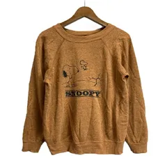 スウェット　~90s vintage　90年代　長袖　トレーナー　クルーネック　トップス　裏起毛　キャラクター　スヌーピー　ピーナッツ　プリント　古着