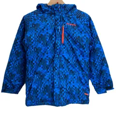 Columbia　ナイロンジャンパー　アウター　総柄　ジオメトリック柄　ワンポイント　ブランドロゴ　刺しゅう　アウトドア　古着