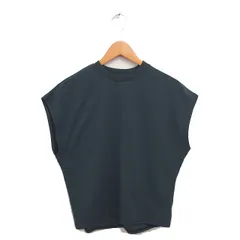 ダンスキン DANSKIN カットソー Tシャツ ハイゲージ ショートスリーブ フレンチスリーブ M 緑 グリーン /TT