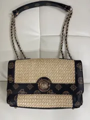 送料無料！！GUESS ゲス　麦わらバッグ　夏仕様　#71224MOML1